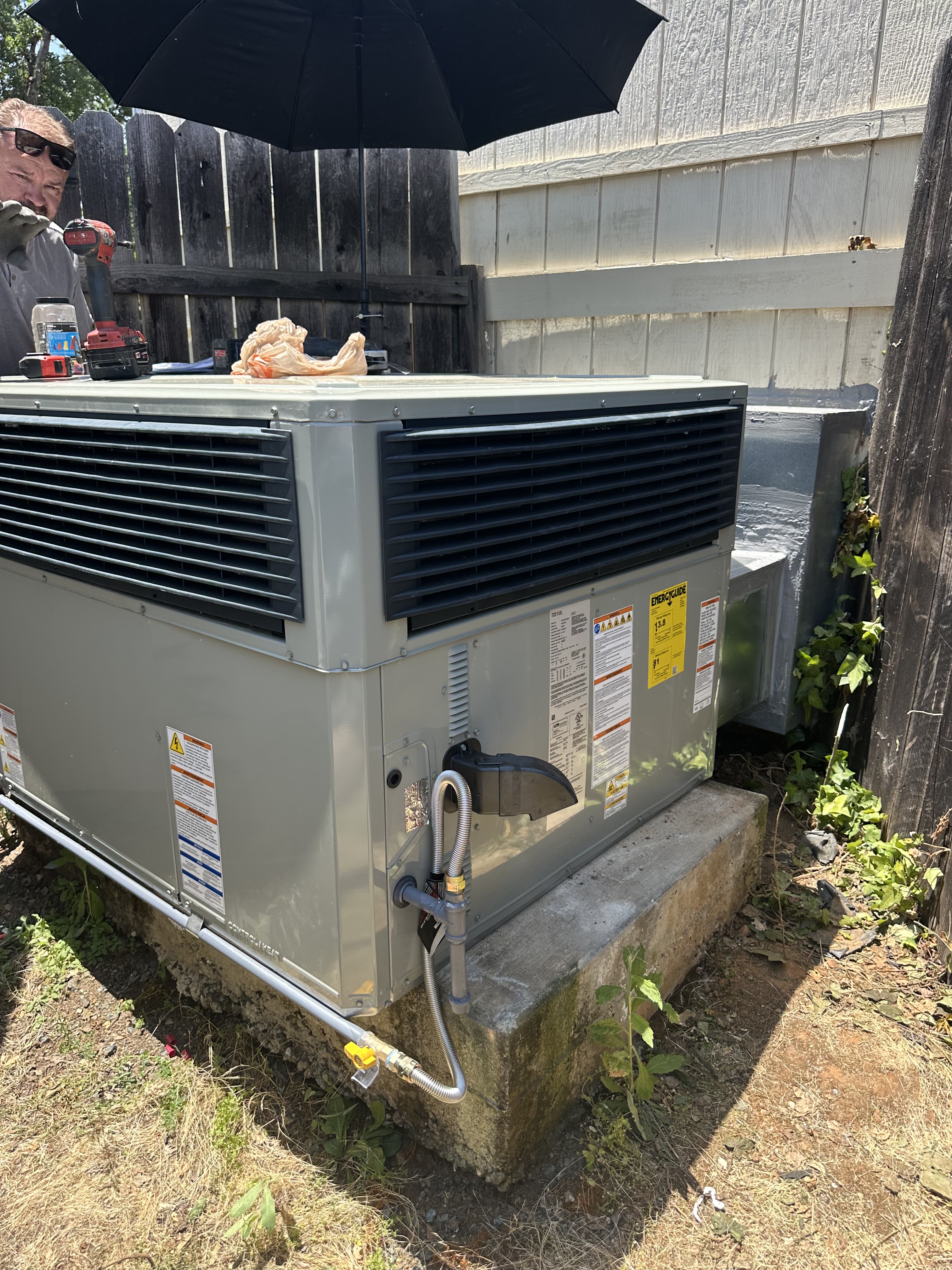 Floor-mounted HVAC units