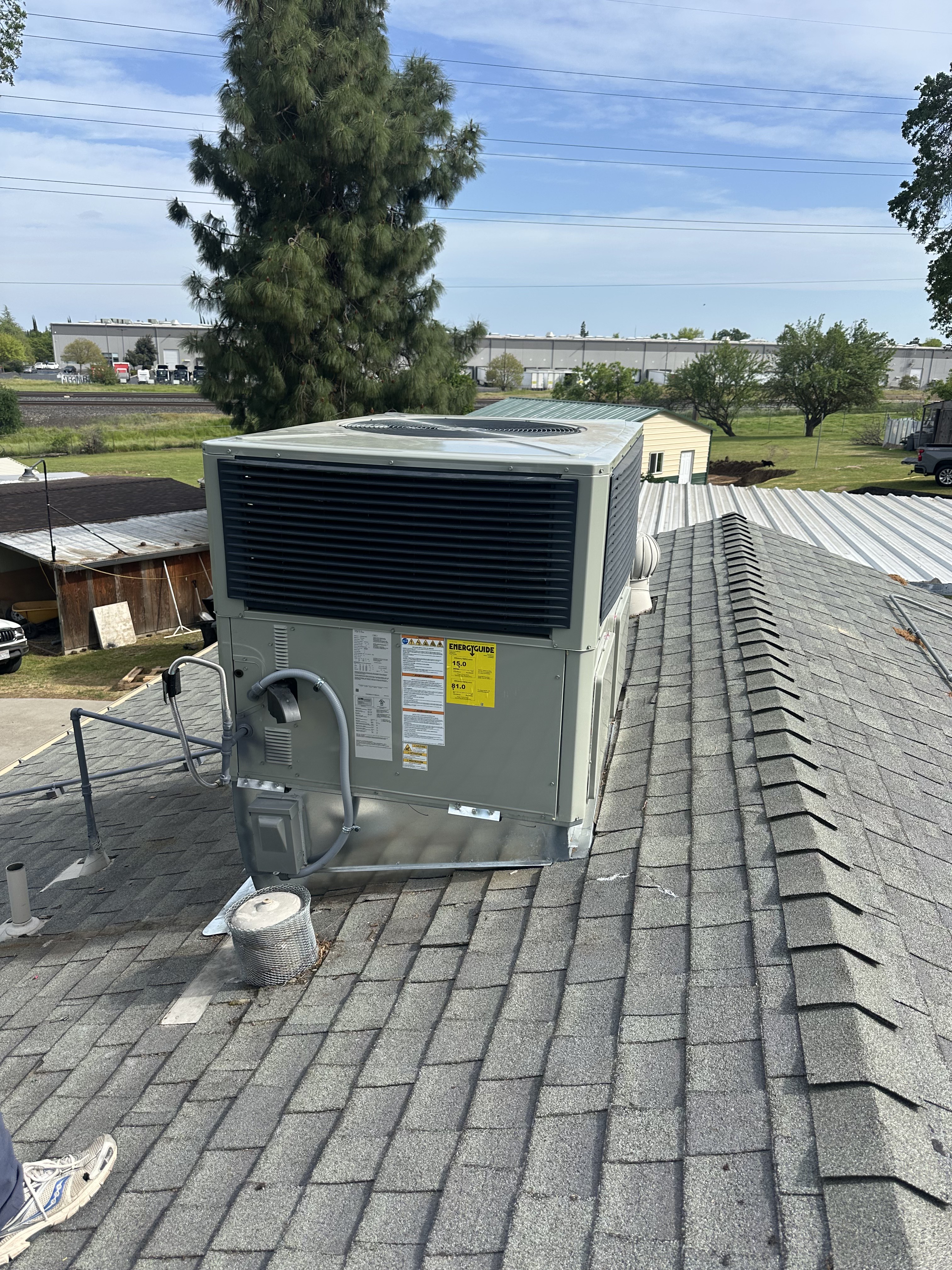 Roof package unit replacement