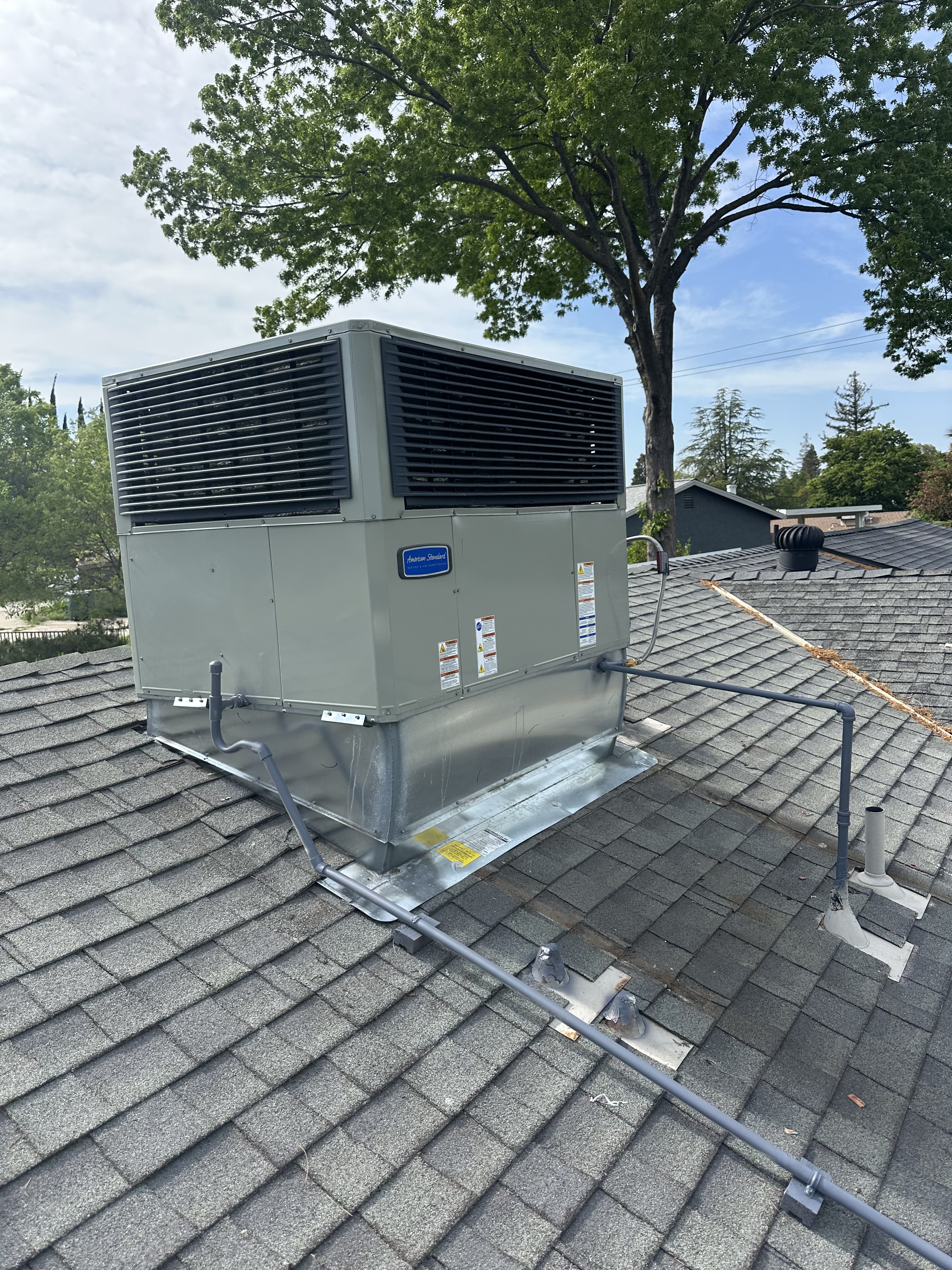 Rooftop package HVAC system